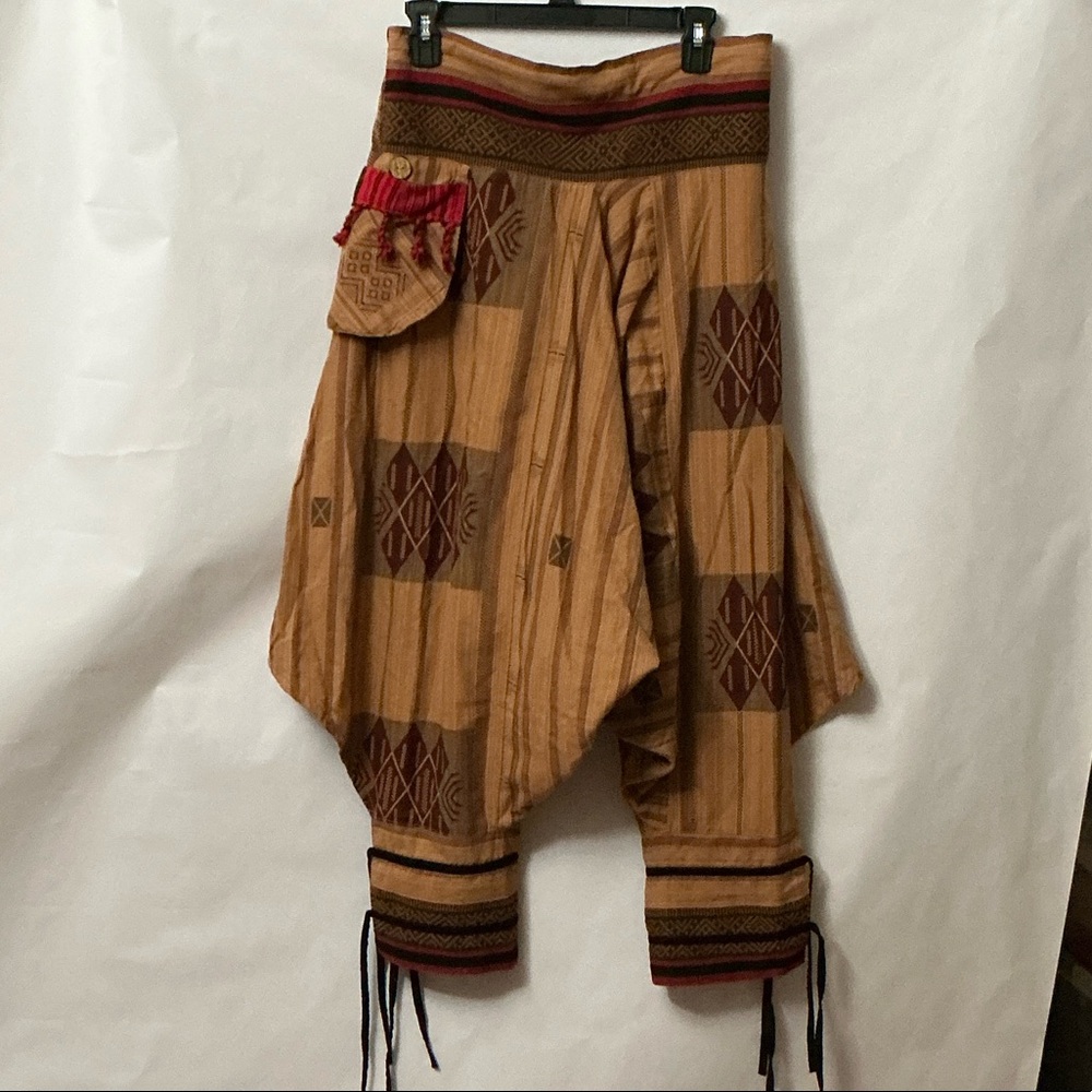 Bohemian Patterned Harem Pants - image 2
